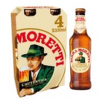 Birra Moretti Bottles 330ml 4 Pack